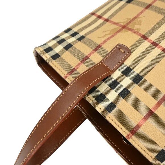Burberry Beige House Check Handbag - Picture 5 of 10